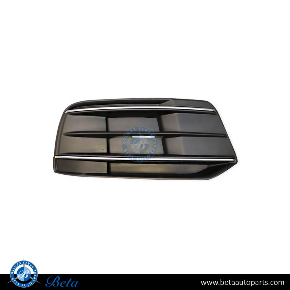 Right Side Fog Lamp Cover - Black for Audi Q5 2018 -Up models, Part Number 80A807680 Right Side Fog Lamp Cover - Black for Audi Q5 2018 -Up models, Part Number 80A807680